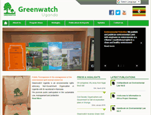 Tablet Screenshot of greenwatch.or.ug